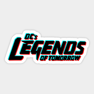 Legends of Tomorrow Logo - Glitch Sticker